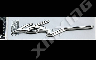 Car emblem/Chrome badge/Material: ABS plastic
