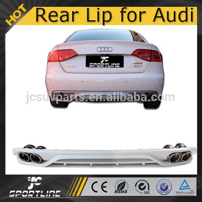 ABT Type PP Material A4 Rear Diffuser with Exhaust Tips Rear Lip for Audi A4 09-10
