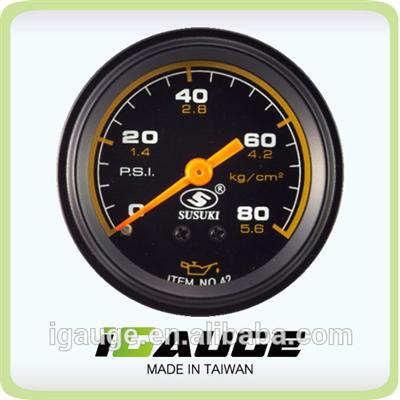 Made in Taiwan 52mm Mechanical Oil Pressure Gauge