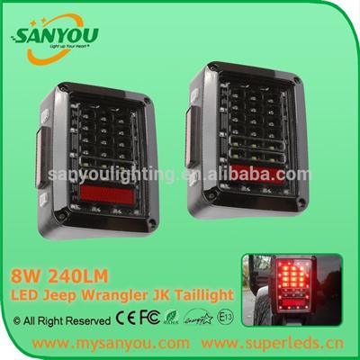 Factory plug 8W 240lm LED Jeep original taillight, wrangler taillight