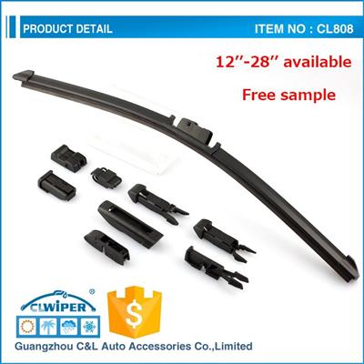 China Glass 1+9 Adaptors Multifunctional Glass Windscreen Car Wiper Blades
