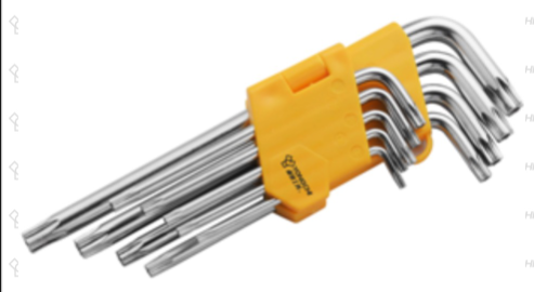 torx key wrench set 9pcs (short)