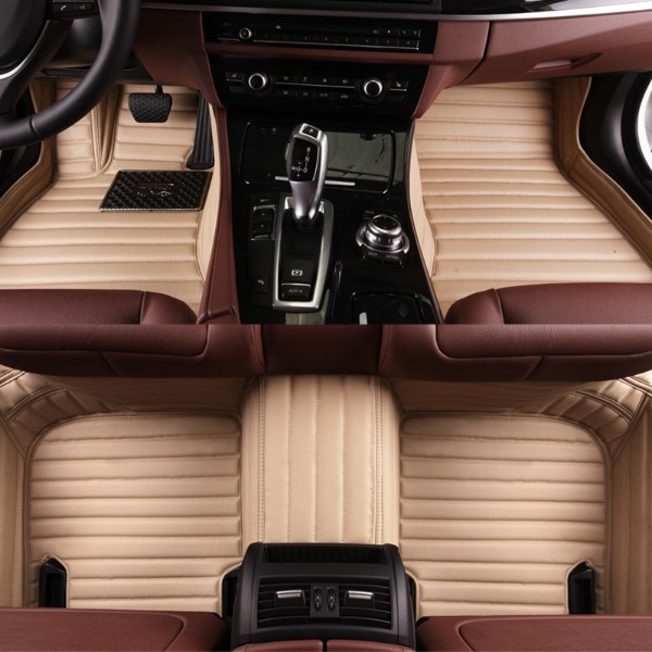 High Quality 3d Leather Car Floor foot Mats