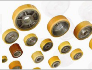 High-bearing polyurethane rubber tyres