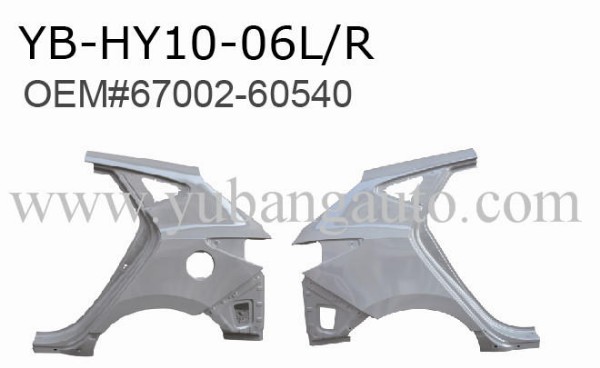  Hyundai >> YB-HY10 IX35 >> IX35 REAR FENDER