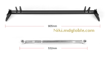 Engine silver Traction Control Tie bar For Honda Civic 1988-1991 For Honda Civic CRX B Series