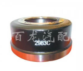 North American truck brake drum,Brake Drum2983c