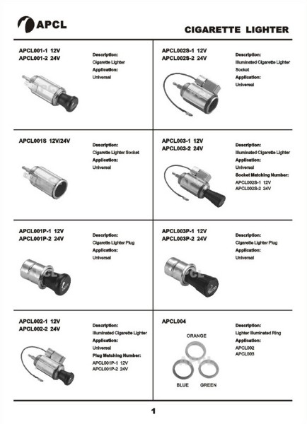 Cigarette Lighter  Japanese car