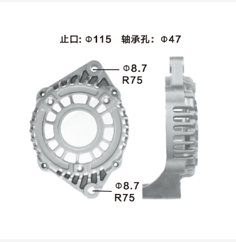 Generator end cover series Decoremi series QS343-1
