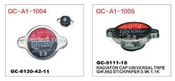 Radiartor caps and oil caps 