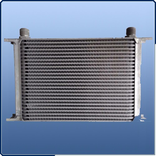 Aluminium oil cooler