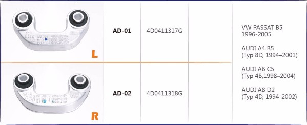 suspension parts AUDI