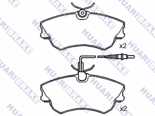Brake Pad Set 60 25 315 867 