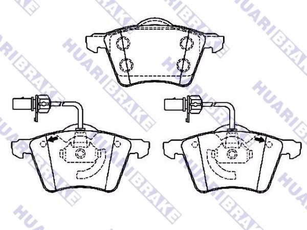 Brake Pad Set  7D0 698 151 A 