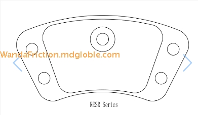 Copper-based friction plate RESR series