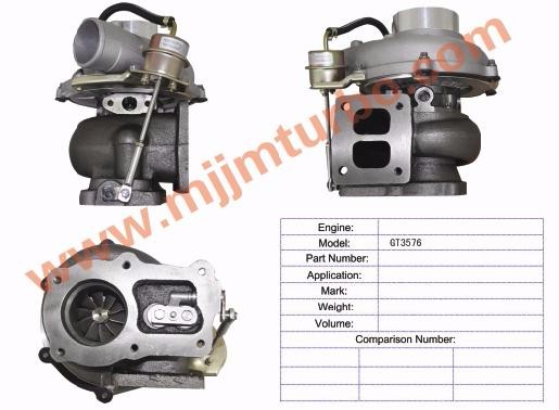 Turbocharger HINO GT3576