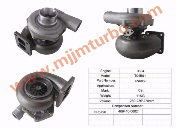 Turbocharger CAT T04B91