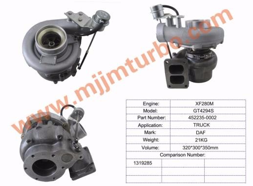 Turbocharger DAF GT4294S