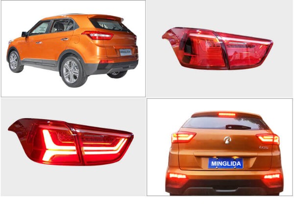 professional led tail lamp for hy*undai IX25 led tail light creta tail lamp