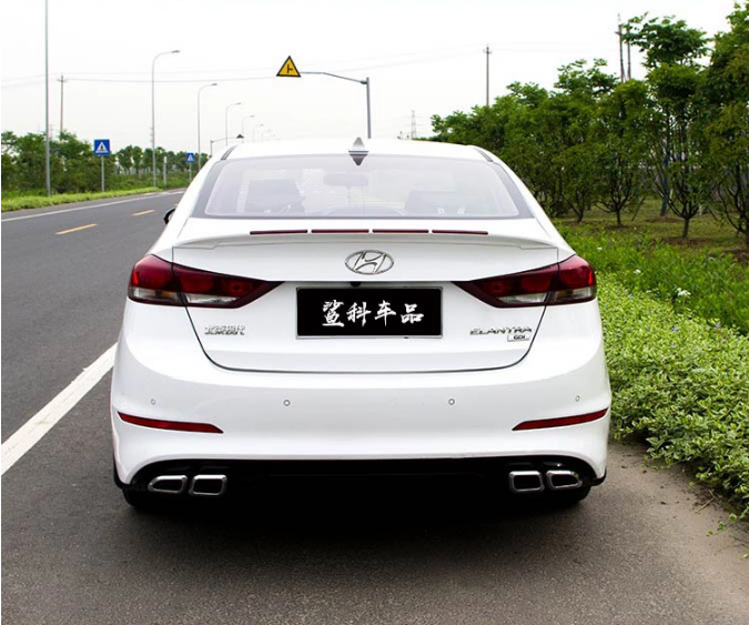 2016 ELANTRA REAR SPOILER ELANTRA AD REAR SPOILER 
