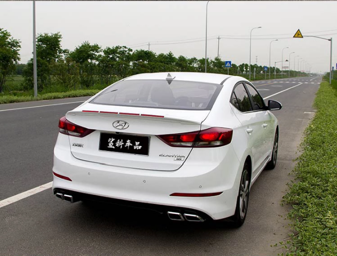 2016 ELANTRA REAR SPOILER ELANTRA AD REAR SPOILER 