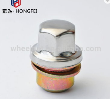 27 hex SUV car wheel lug nut used in land rover wheel stainless steel hood