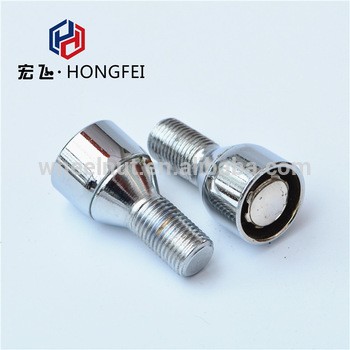 box spiked wheel lug bolt M14*1.5 with Chrome