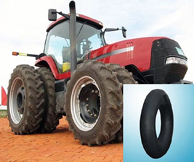 Tractor driving tire inner tube