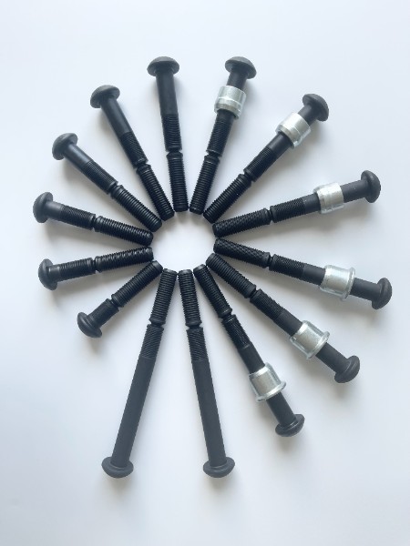 Carbon steel round head huckbolt&collar