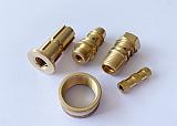 machined brass connector