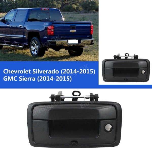 EnruigeOK Rear View Backup Tailgate Handle Camera For 2014-2015 Chevy Silverado/GMC Sierra