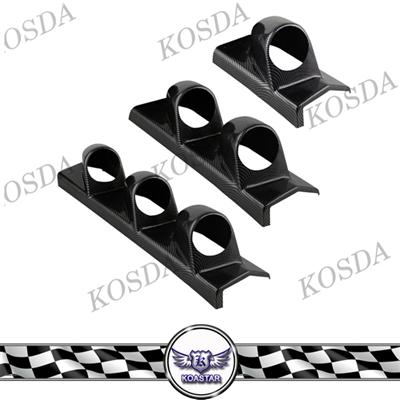 Carbon fiber Two Hole Gauge Pod , SIDE TWIN GAUGE POD
