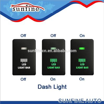Mitsubish* ON - OFF PUSH Switch Twin L.E.D Lights