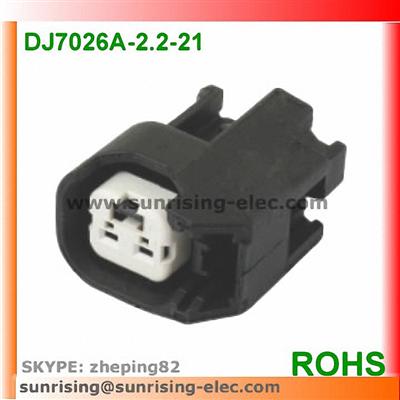 2P black EV6, LS2,3, ID-1000 Injector Connector 15419715 DJ70266-2.2-21