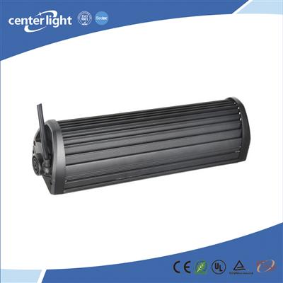 72W White and Amber Flood Beam led driving light bar for car