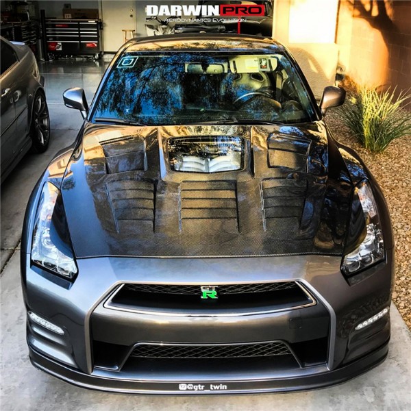 iMP-Performence Carbon Fiber transparent hood For GTR R35