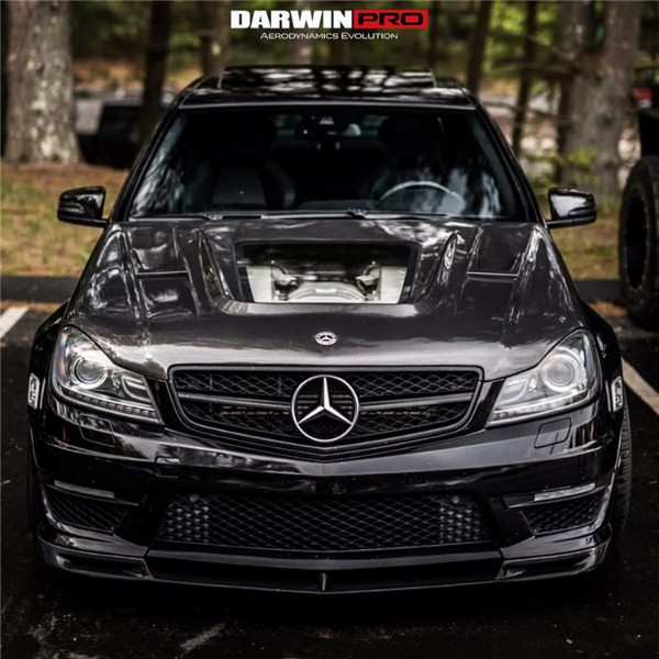 iMP-Performence Carbon Fiber Transparent Hood For Mercedes-Benz W204 C63 AMG