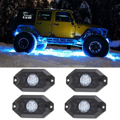 Simple fashion Bluetooth contrllor 9w 2inch mini offroad RGB led rock light