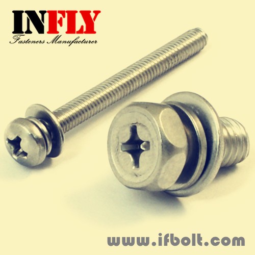 Phillips hexagon head bolts