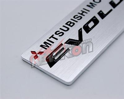 Ralliart Aluminum Car Emblem, Car Badge with Vinyl Sticker for Auto Accessory(high Quality)