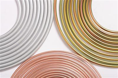 5/16'*0.7MM low Carbon white Zinc single wall pipe for air brake fitting LD