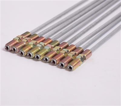 5/16'*0.7MM low Carbon white Zinc single wall pipe for air brake fitting LD