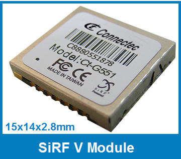 Newest SiRF V GPS GLONASS Galileo SBAS Module Ct-G551 15x14x2.8mm