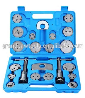 22Pcs Universal Disc Brake Caliper Rewind & Pad Piston Compressor Tool 