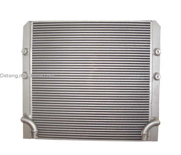 Plate engine oil cooler