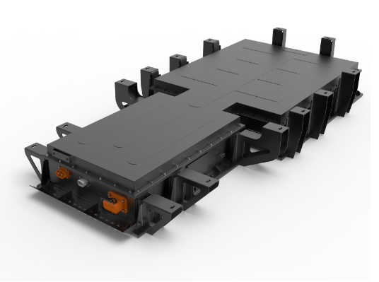 Power battery system of logistics vehicle