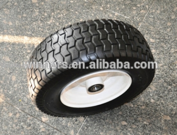 16x6.50-8 lawn mower PU solid foam wheels 