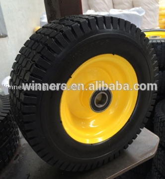 13 Inchs /pu foamed wheel lawn mower,wheelbarrows wheel,SGS