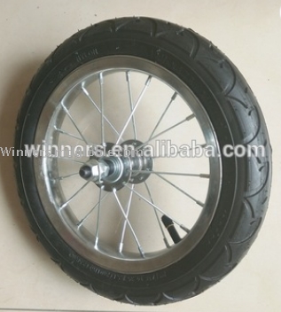 12.5 inch small rubber bicycle wheel/balance wheel 