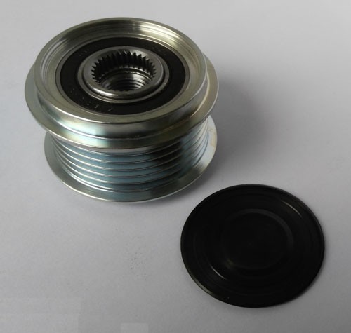 Overrunning alternator pulley